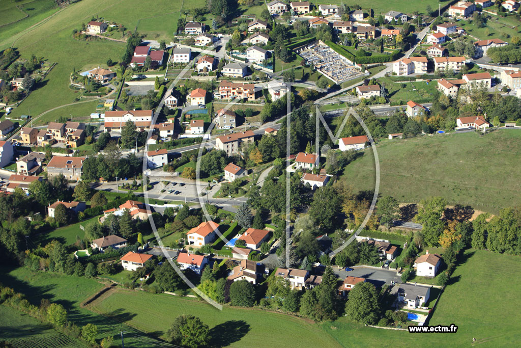 Photo arienne de Sorbiers (Le Grand Quartier)
