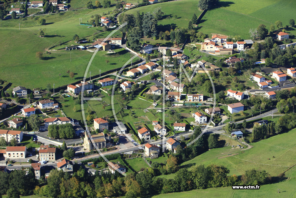 Photo arienne de Sorbiers (Le Grand Quartier)