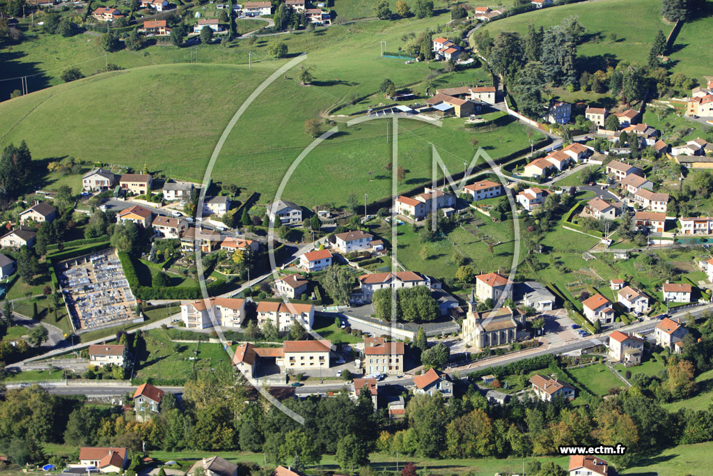 Photo arienne de Sorbiers (Le Grand Quartier)