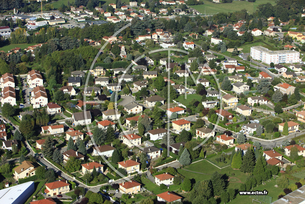 Photo arienne de Sorbiers (Rue du Beaujolais)
