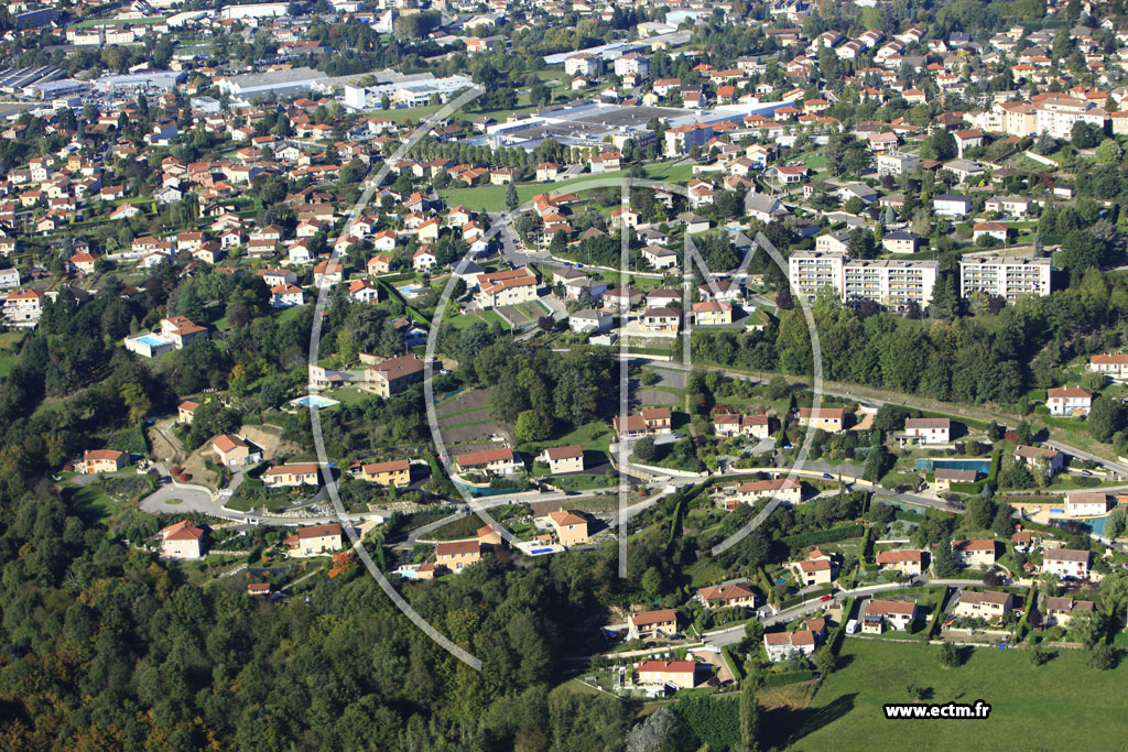 Photo arienne de Sorbiers (Rue du Crpon)