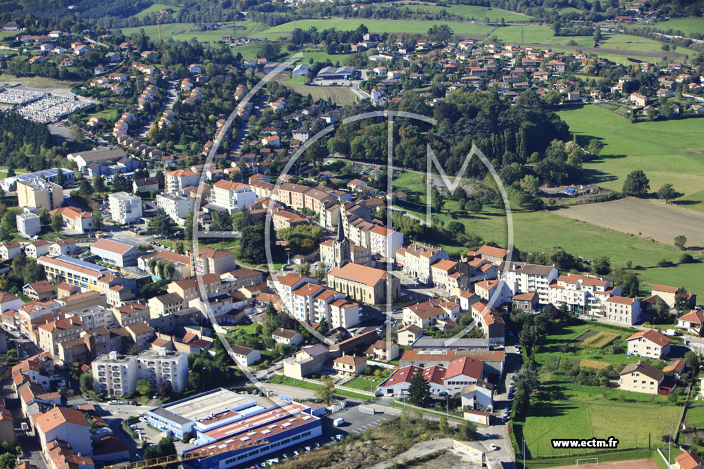Photo arienne de Villars
