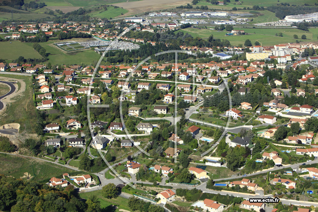 Photo arienne de Villars (Chemin des Chnes)
