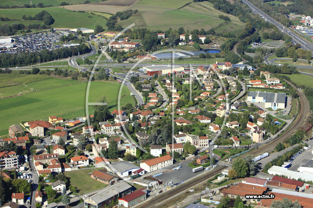 Photo arienne de Villars (Le Curnieu)