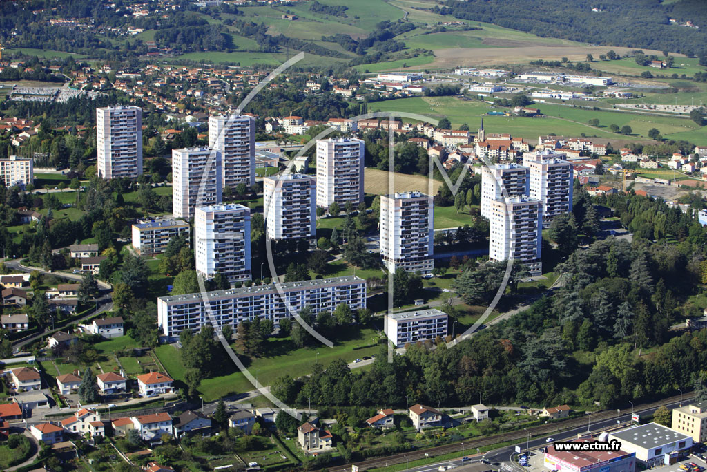 Photo arienne de Villars (Monte de la Feuilletire)