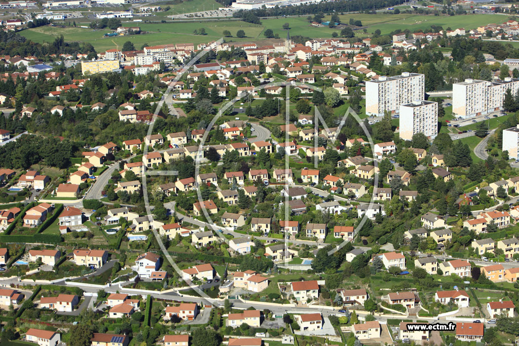 Photo arienne de Villars (Rue Beau Soleil)
