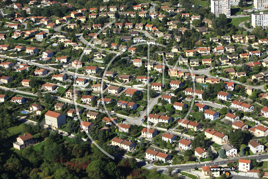 Photo arienne de Villars (Rue des Villas)