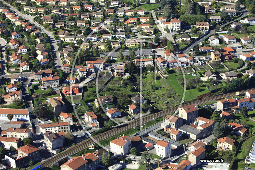 Photo arienne de Villars (Rue du Bois Monzil-le-Haut)