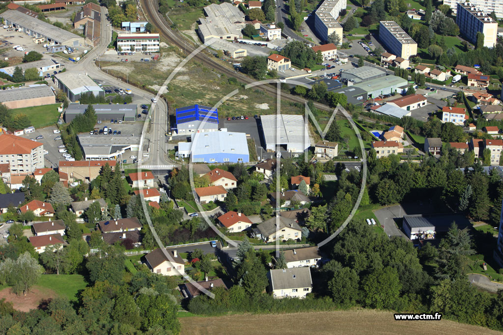 Photo arienne de Villars (Rue du Breuil)