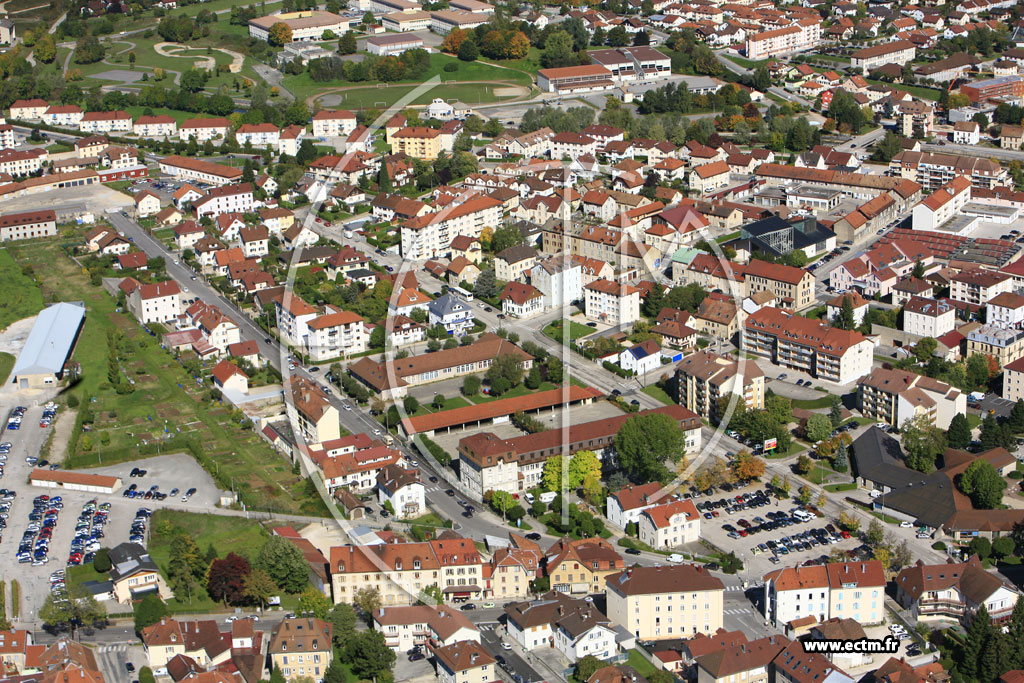 Photo arienne de Pontarlier