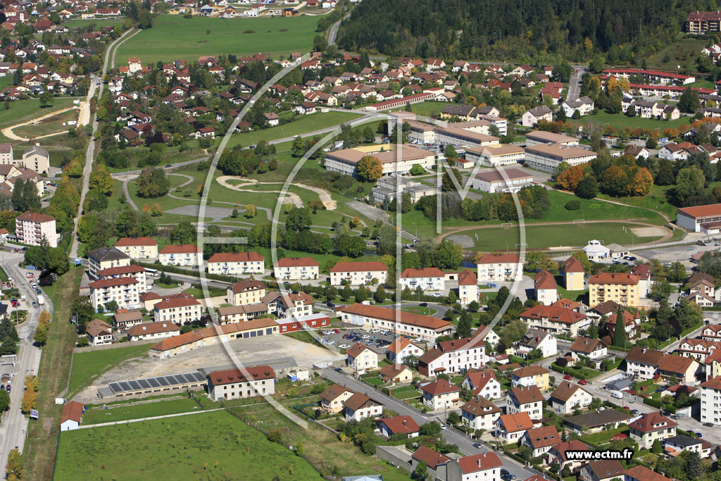 Photo arienne de Pontarlier
