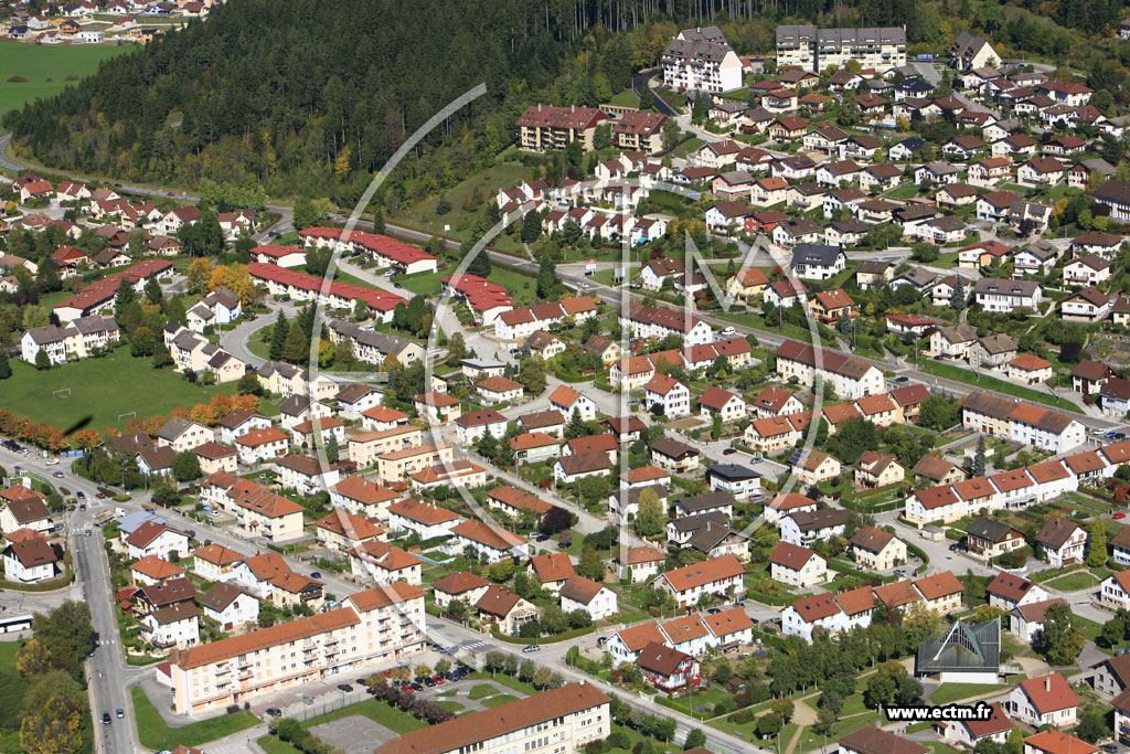 Photo arienne de Pontarlier