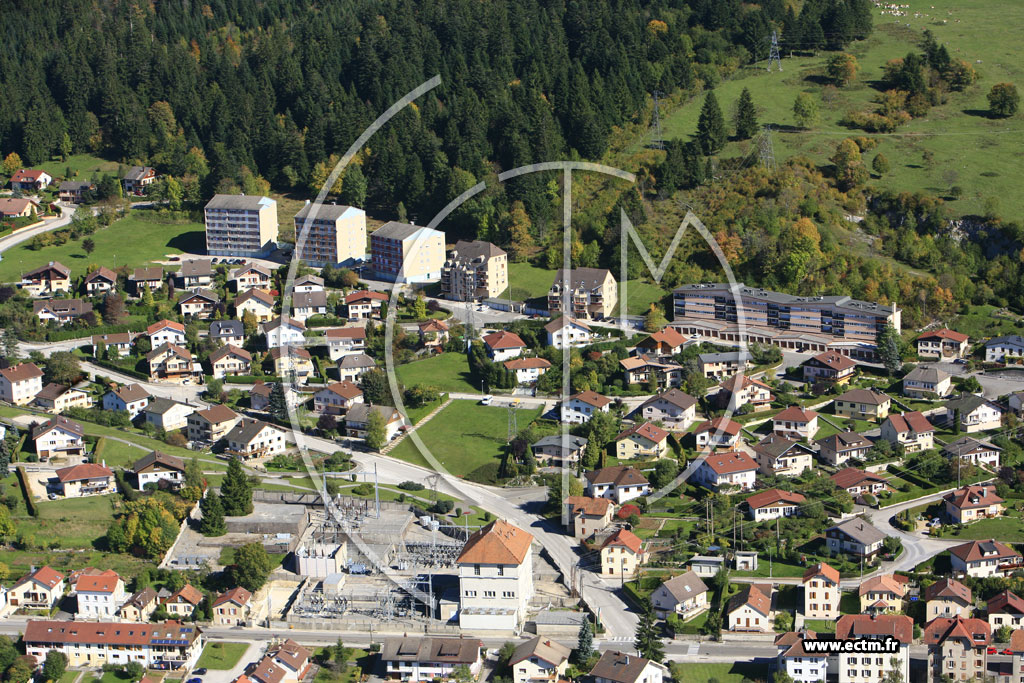 Photo arienne de Pontarlier