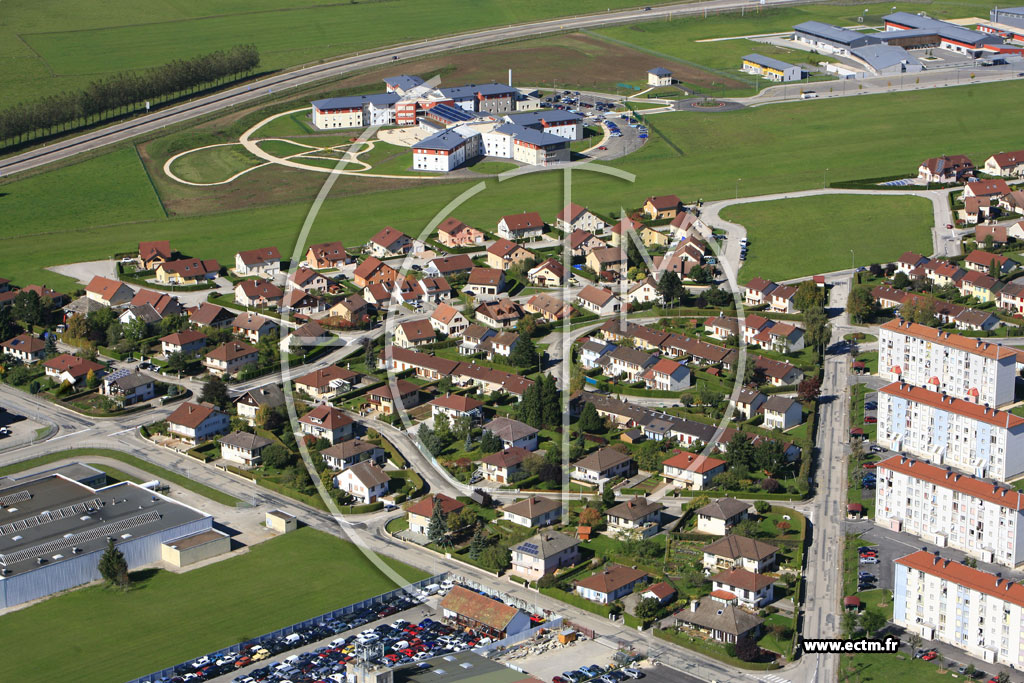 Photo arienne de Pontarlier