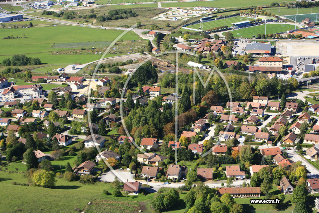 Photo arienne de Pontarlier (Faubourg Saint Claude)