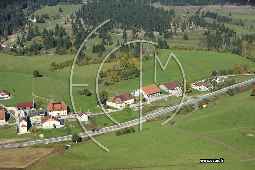 Photo arienne de Brey-et-Maison-du-Bois (Le Brey)