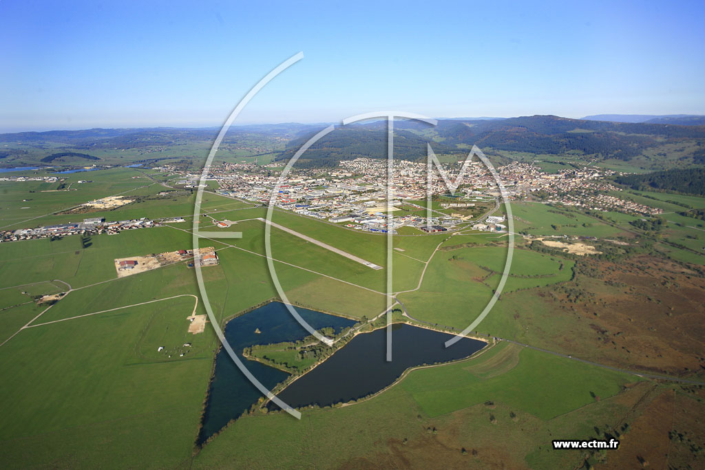 Photo arienne de Pontarlier