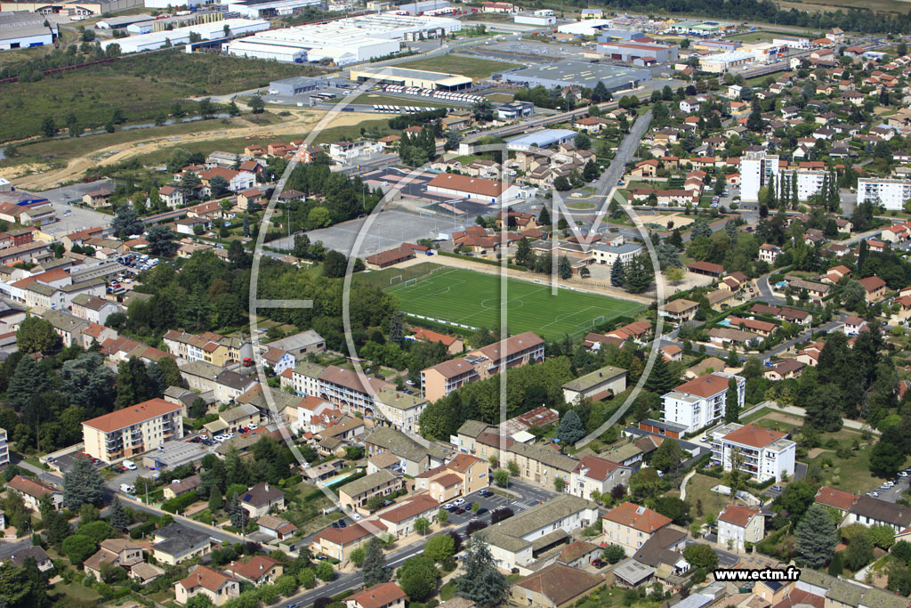 Photo arienne de Belleville