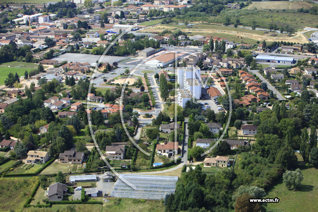 Photo arienne de Belleville