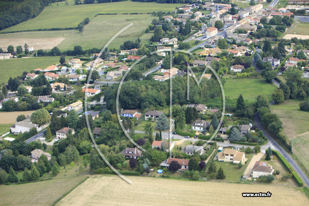 Photo arienne de Montceaux
