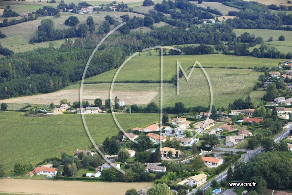 Photo arienne de Montceaux