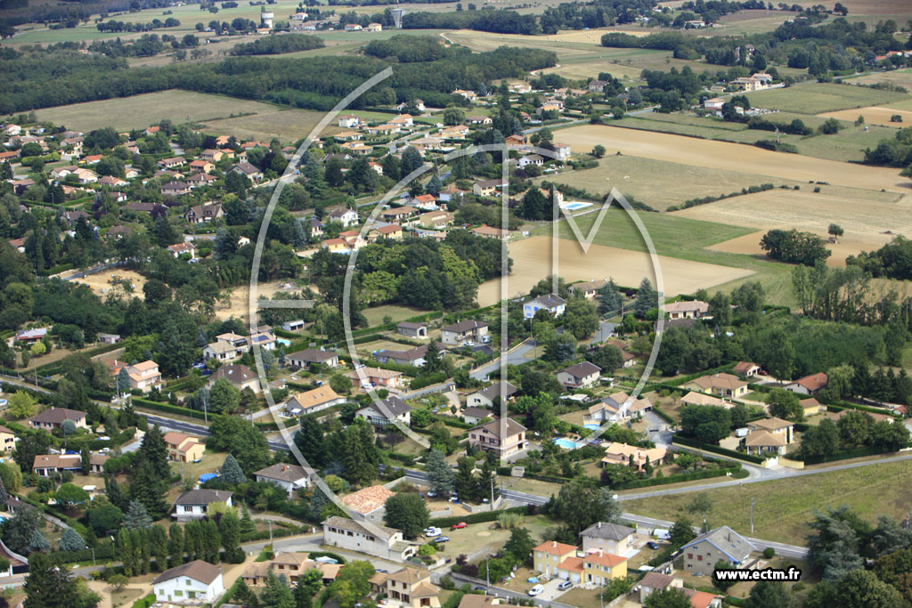 Photo arienne de Montmerle-sur-Sane