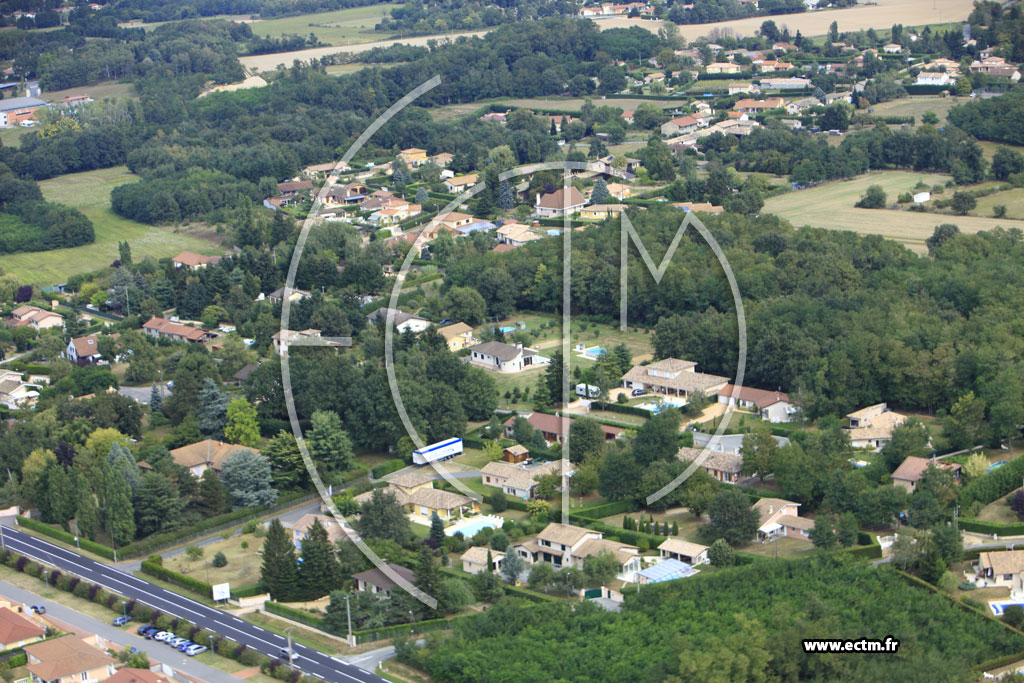 Photo arienne de Montmerle-sur-Sane