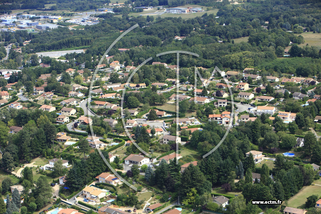 Photo arienne de Montmerle-sur-Sane (Lotissement Les Acacias)