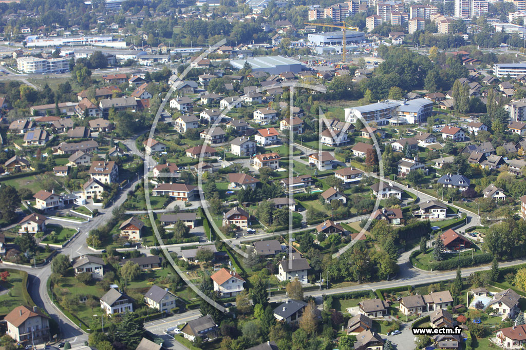 Photo arienne de Seynod (Route de Sacconges)