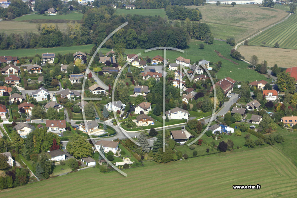 Photo arienne de Seynod (Route de Vergloz)