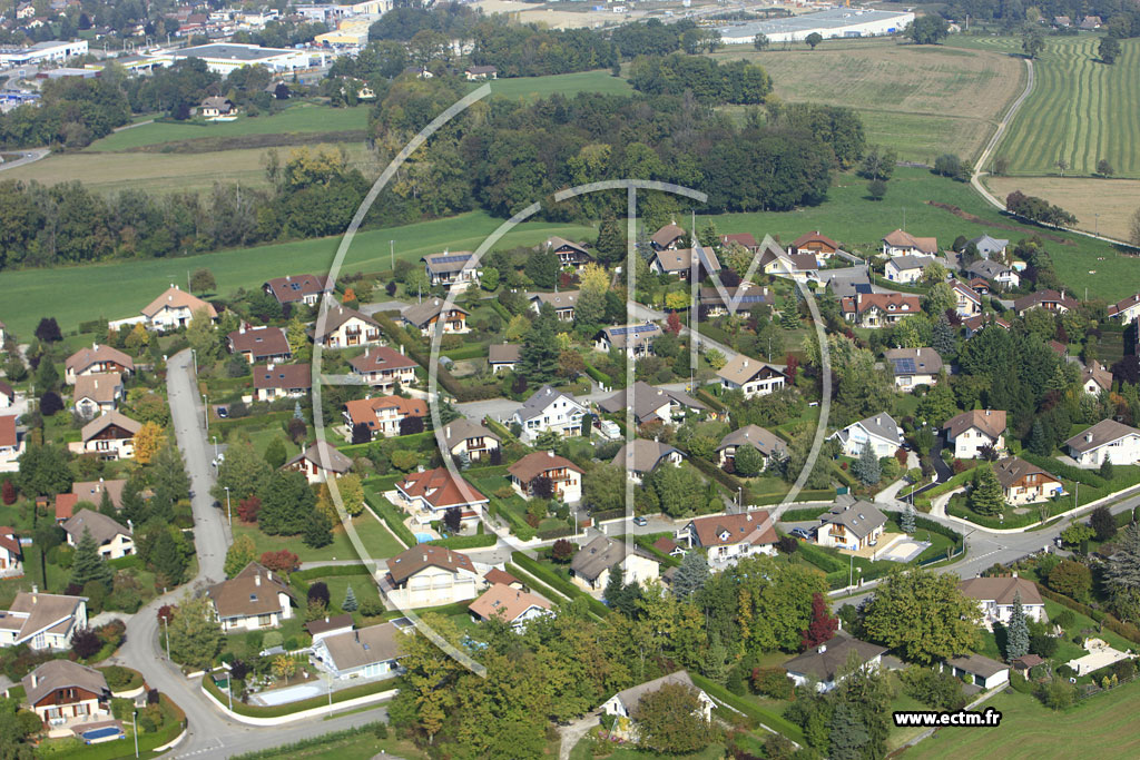Photo arienne de Seynod (Route de Vergloz)