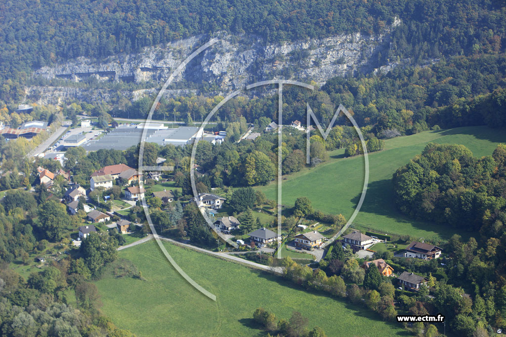 Photo arienne de Seynod (Route de Vovray)