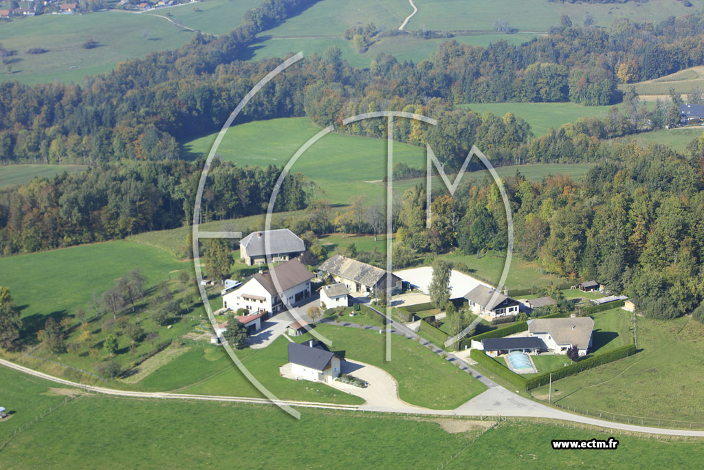 Photo arienne de Groisy (Malassoire)