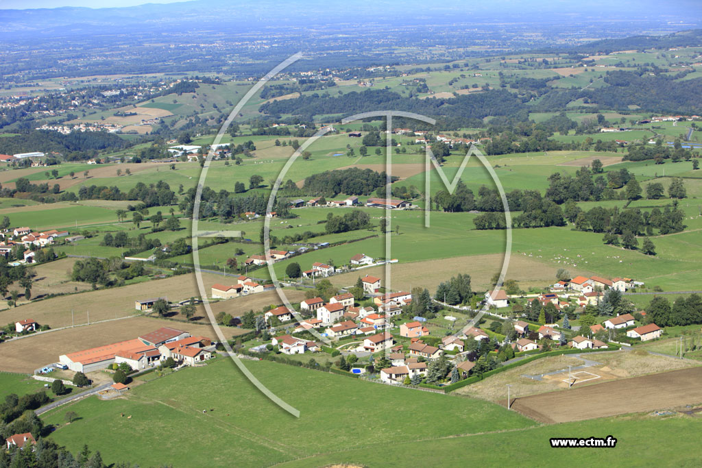 Photo arienne de Aveizieux (Les Granges)