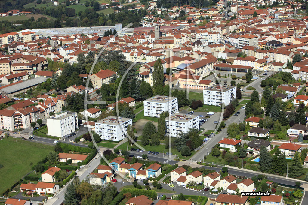 Photo arienne de Chazelles-sur-Lyon