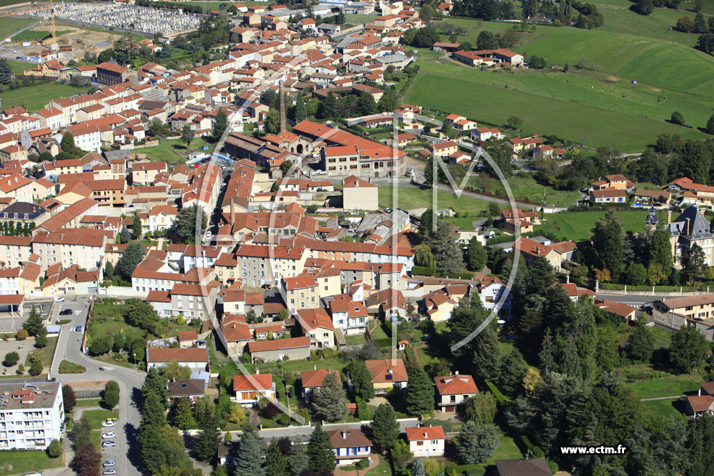Photo arienne de Chazelles-sur-Lyon