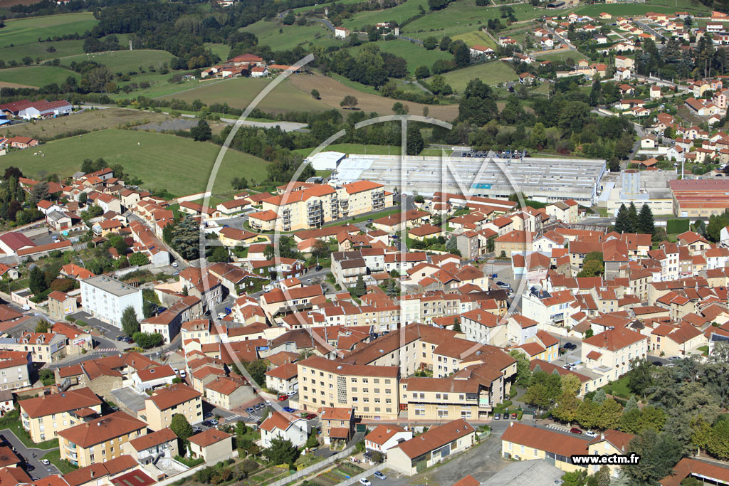 Photo arienne de Chazelles-sur-Lyon