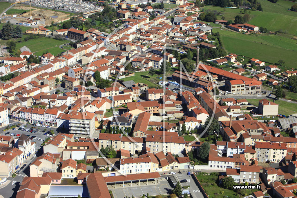Photo arienne de Chazelles-sur-Lyon