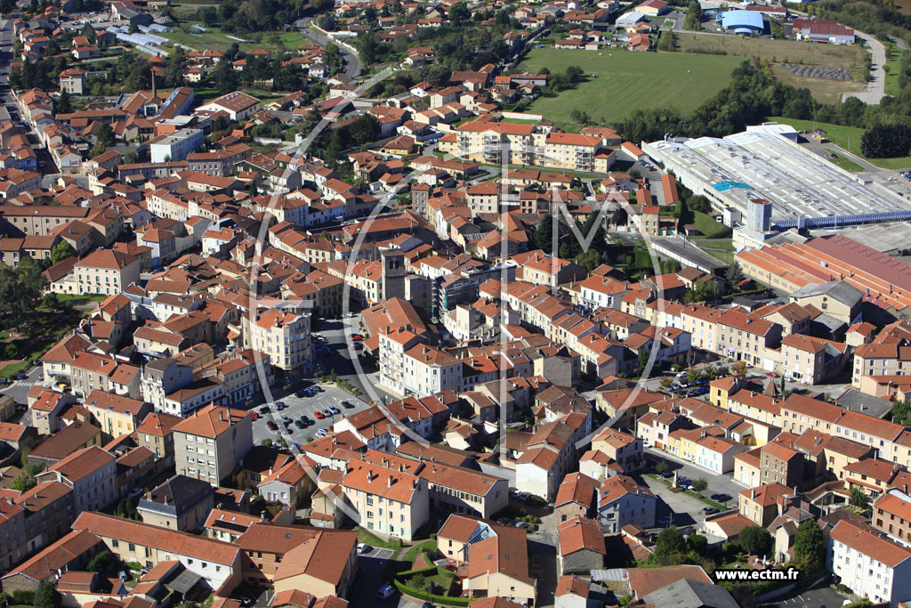 Photo arienne de Chazelles-sur-Lyon