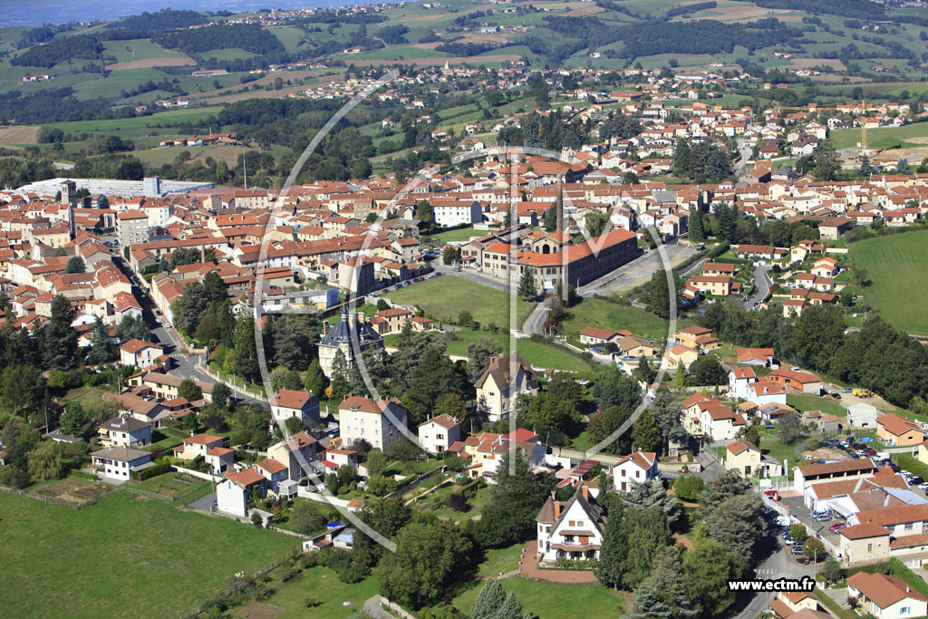 Photo arienne de Chazelles-sur-Lyon