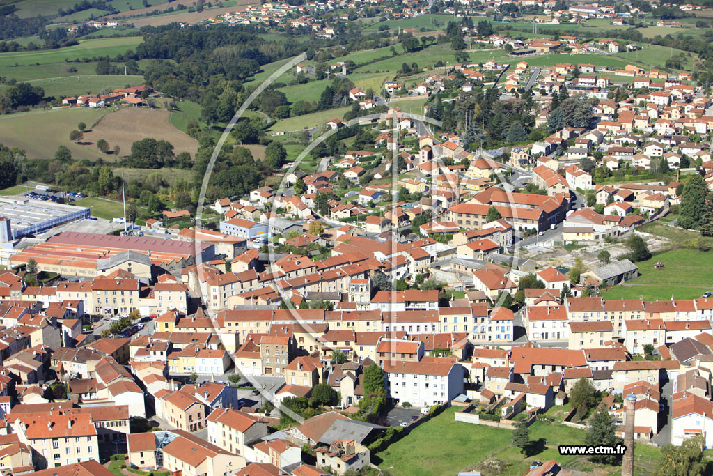 Photo arienne de Chazelles-sur-Lyon