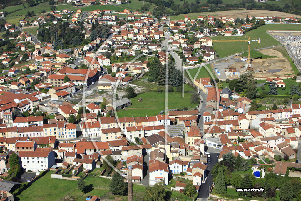 Photo arienne de Chazelles-sur-Lyon