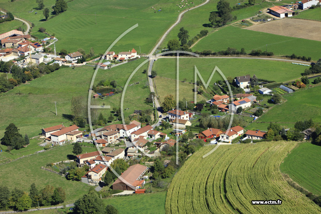 Photo arienne de Grammond (Le Chambon)