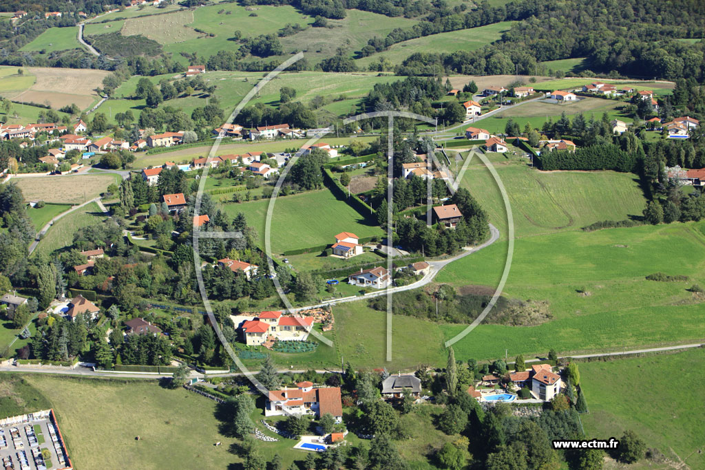 Photo arienne de Saint-Bonnet-les-Oules