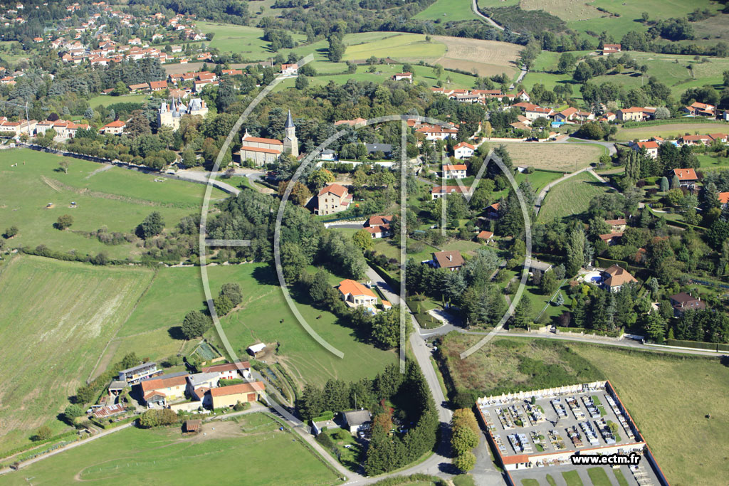 Photo arienne de Saint-Bonnet-les-Oules
