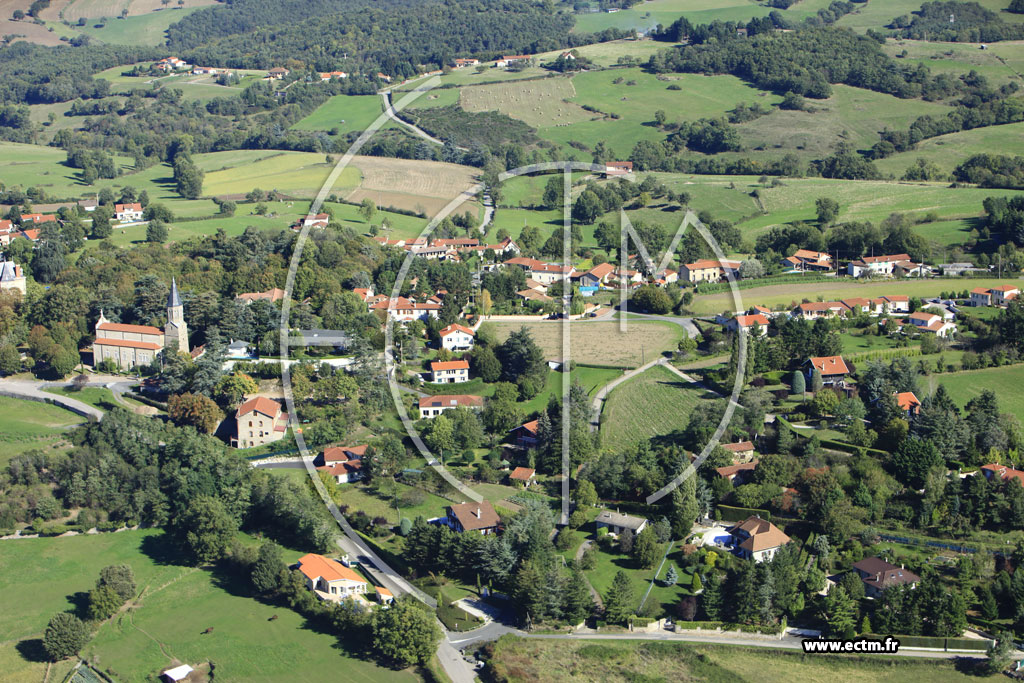 Photo arienne de Saint-Bonnet-les-Oules