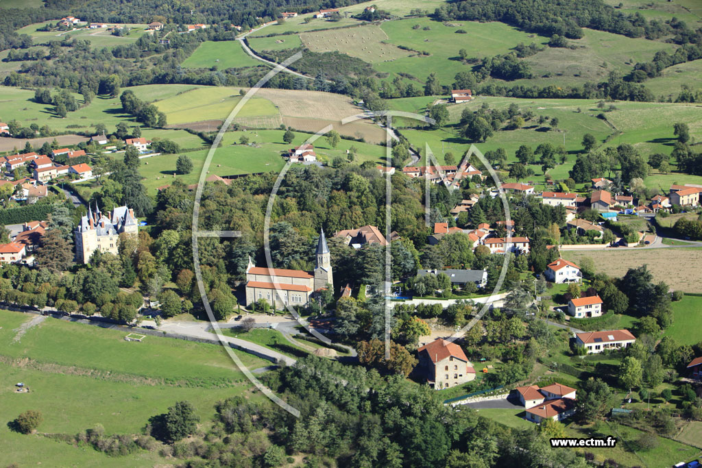 Photo arienne de Saint-Bonnet-les-Oules