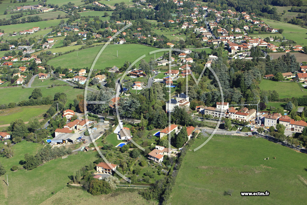 Photo arienne de Saint-Bonnet-les-Oules