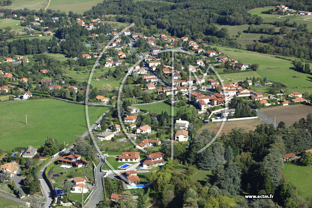 Photo arienne de Saint-Bonnet-les-Oules