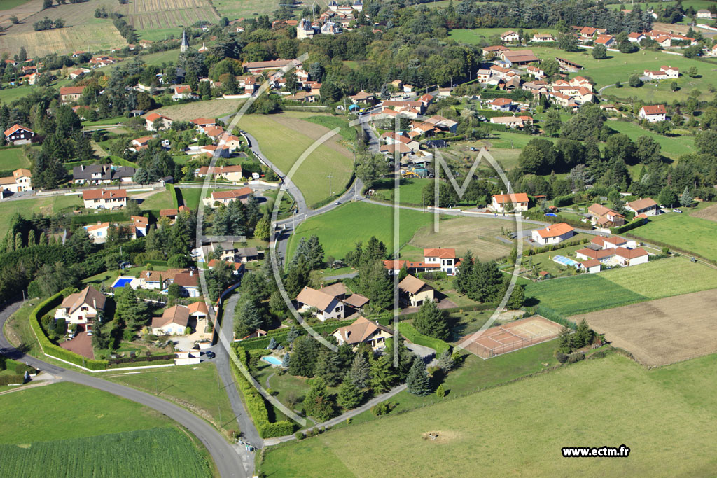 Photo arienne de Saint-Bonnet-les-Oules